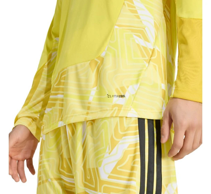 Pánský soutěžní brankářský dres adidas Tiro 26 s dlouhým rukávem žlutý KB5250 pánské
