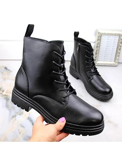 W model 22317861 zateplené boty černá - VINCEZA W model 22317861 zateplené boty černá - VINCEZA