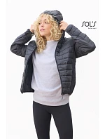 SOL'S Stream Jacket Women Lehká dámská prošívaná bunda s kapucí 25.4445 french navy SOL'S Stream Jacket Women Lehká dámská prošívaná bunda s kapucí 25.4445 french navy