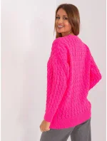Sweter BA SW  fluo różowy model 18985250 - FPrice