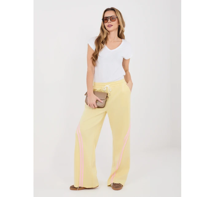 Spodnie dresowe IT DR 22168.66 jasny żółty