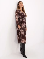 Šaty IT SK 11389.27P hnědé Šaty IT SK 11389.27P hnědé