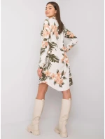 Sukienka TO KS jasny beżowy model 21011461 - FPrice Sukienka TO KS jasny beżowy model 21011461 - FPrice