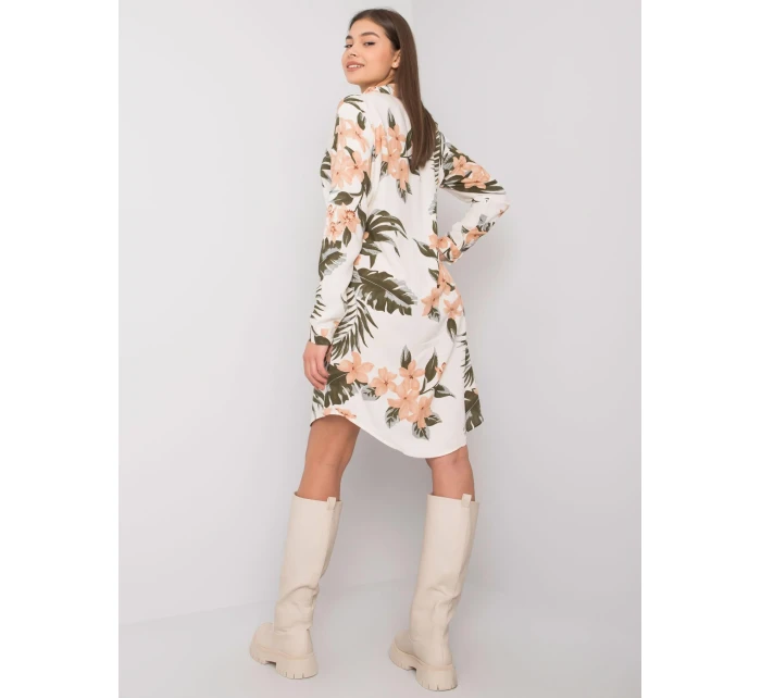 Sukienka TO KS jasny beżowy model 21011461 - FPrice Sukienka TO KS jasny beżowy model 21011461 - FPrice