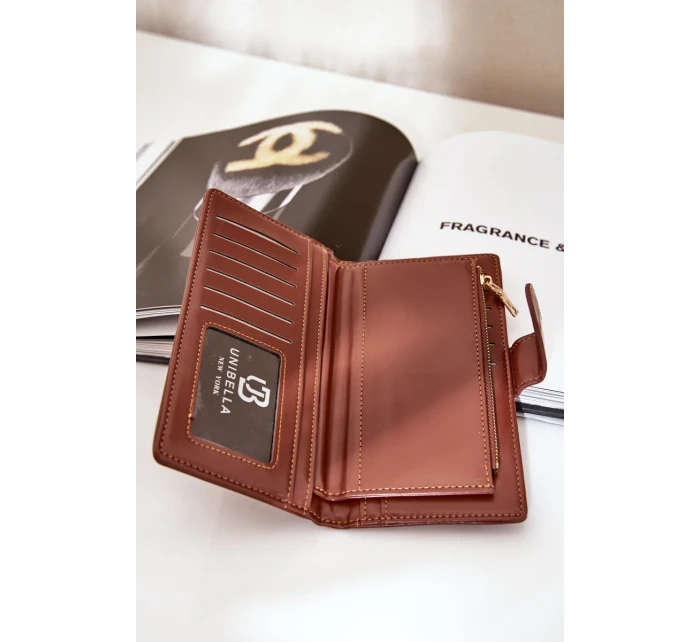 Dámská peněženka z eko kůže hnědá Kalinessa