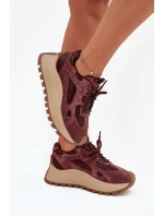 Kožené dámské tenisky na platformě Big Star HI-POLY SYSTEM – bordó Kožené dámské tenisky na platformě Big Star HI-POLY SYSTEM – bordó