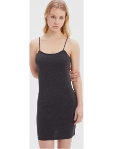 Dámské šaty na spaní QS6838E P7I tm.šedá - Calvin Klein