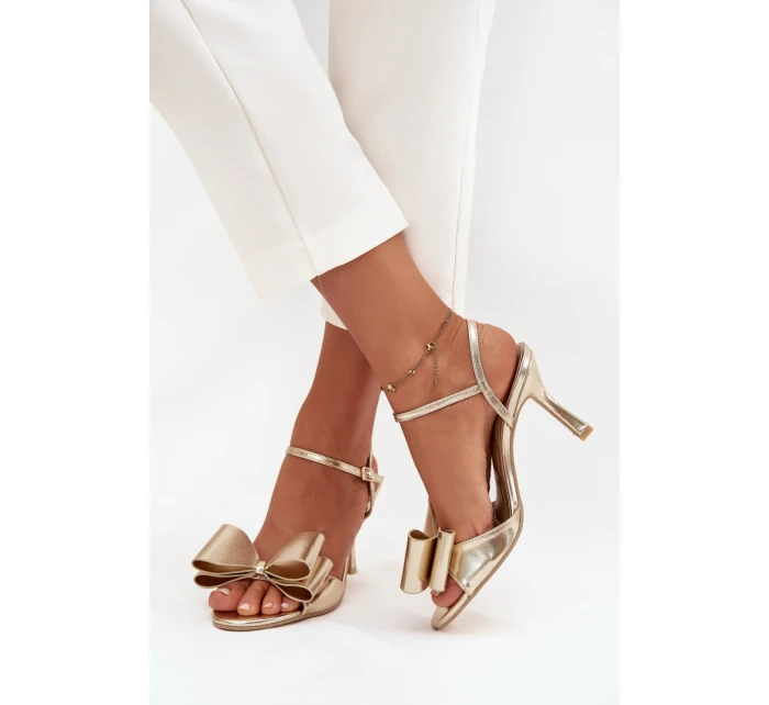 Sandály na podpatku model 222272 Step in style Sandály na podpatku model 222272 Step in style