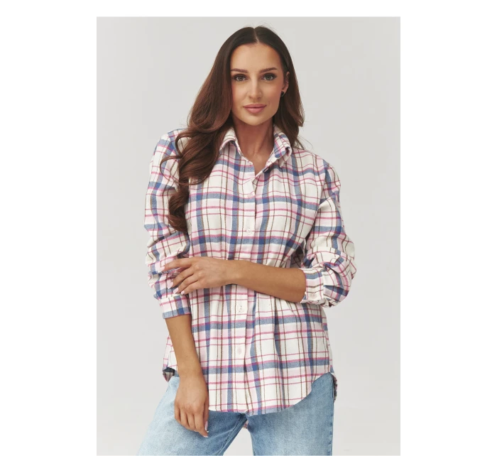 Košile s dlouhým rukávem  model 223230 Makadamia