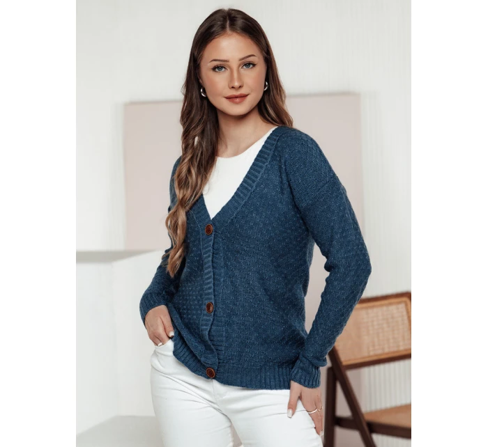 Dámský svetr CHICLINE modrý FashionStreet MY2400