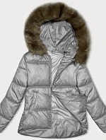 Dámská bunda bomber šedá S'west (B8190-9)