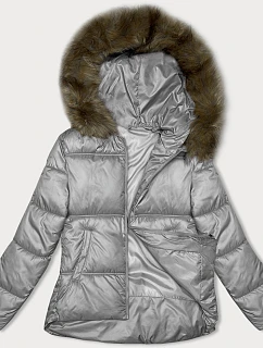 Dámská bunda bomber šedá S'west (B8190-9)