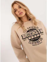 Bluza EM BL model 20496368 beżowy - FPrice Bluza EM BL model 20496368 beżowy - FPrice