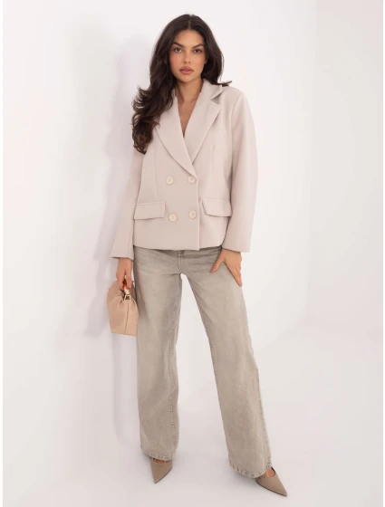 IT KR bunda FL9559.02P světle béžová IT KR bunda FL9559.02P světle béžová