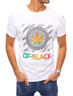 Pánské bílé tričko model 21964094 - Dstreet