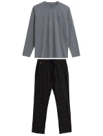 Pánské pyžamo model 20735795 melange - Atlantic Pánské pyžamo model 20735795 melange - Atlantic