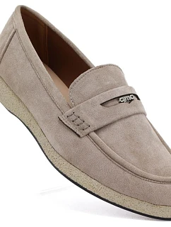 Dámské polobotky mokasíny béžové Vinceza model 22117648