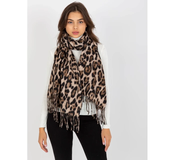 Šála AT SZ 1 892.39P černá a béžová Šála AT SZ 1 892.39P černá a béžová