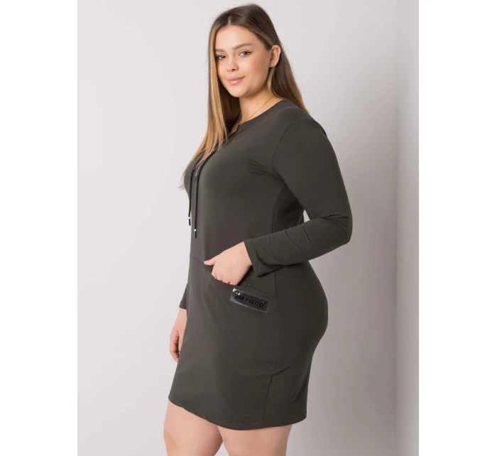 Šaty RV SK 7241.43 tmavá khaki