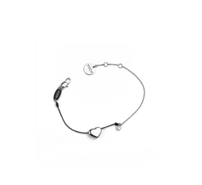 Náramek VUCH Shiny Heart Black Náramek VUCH Shiny Heart Black