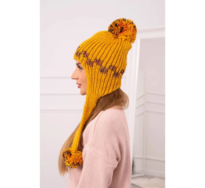 Dámská ušanka Nadia K321 hořčicová - Oliwier