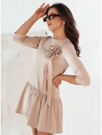 béžové šaty Dstreet model 21974044 - FashionStreet béžové šaty Dstreet model 21974044 - FashionStreet