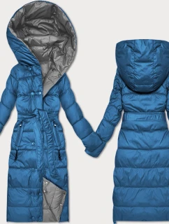 Světle oboustranná zimní bunda s páskem model 21753517 - MINORITY