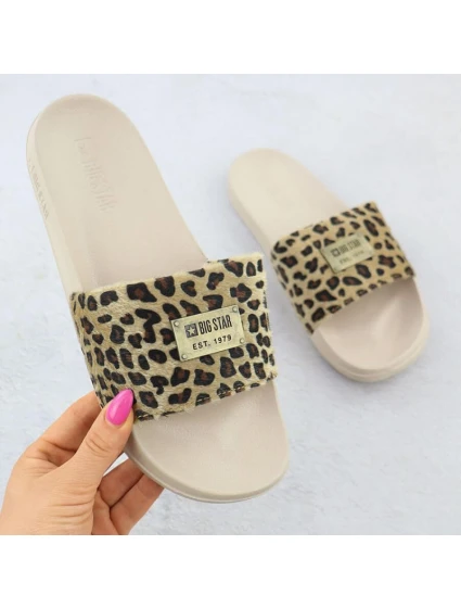 Dámské plážové žabky beige model 21905105