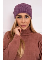 Fleecová čepice Carolina K243 tmavě růžová Fleecová čepice Carolina K243 tmavě růžová