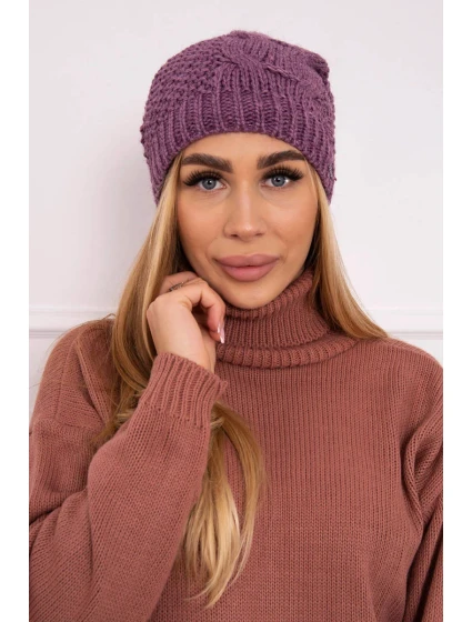 Fleecová čepice Carolina K243 tmavě růžová Fleecová čepice Carolina K243 tmavě růžová