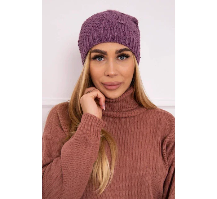 Fleecová čepice Carolina K243 tmavě růžová Fleecová čepice Carolina K243 tmavě růžová