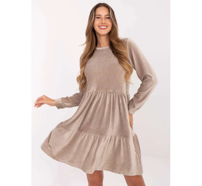 Šaty D10040Z30289 tmavě lila Šaty D10040Z30289 tmavě lila