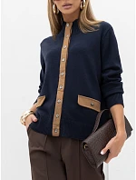 Sweter IR SW model 22544435 granatowy - FPrice Sweter IR SW model 22544435 granatowy - FPrice