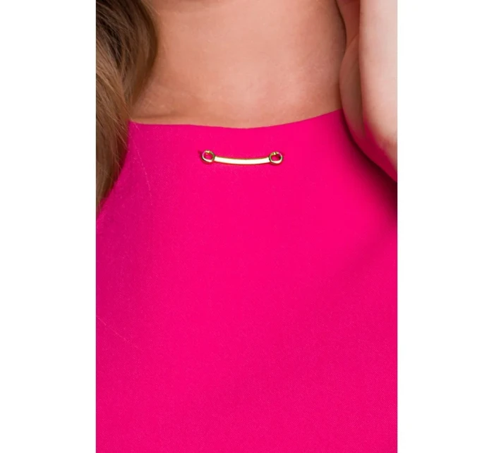 model 21154739 Šaty bez rukávů růžové - STYLOVE