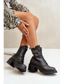 Boty na podpatku model 199837 Step in style