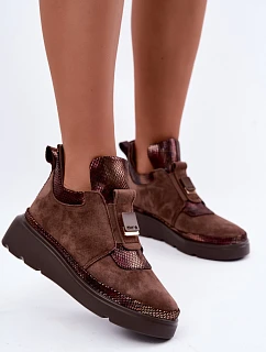 Polobotky na platformě model 231172 Step in style
