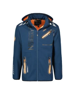 Pánská softshellová bunda  NAVY DB MEN 068 NAVY / ORANGE / model 21768239 - Geographical Norway