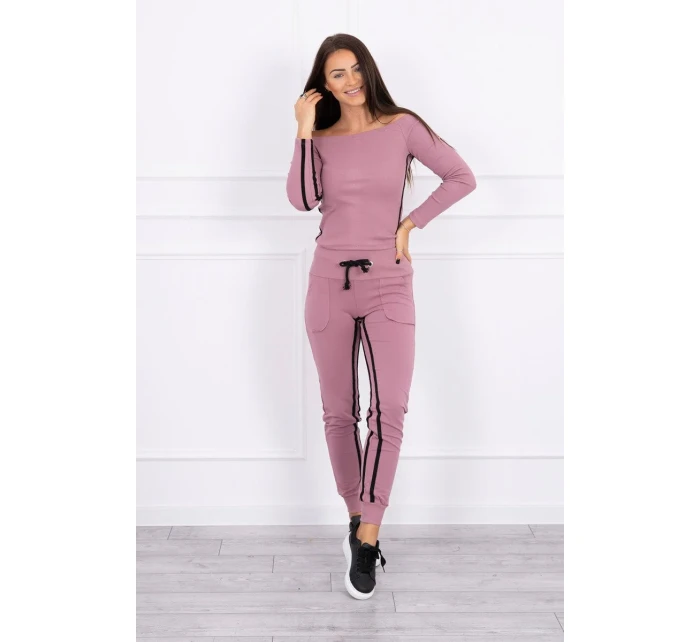 Sada s dvojitými pruhy tmavě růžová Sada s dvojitými pruhy tmavě růžová