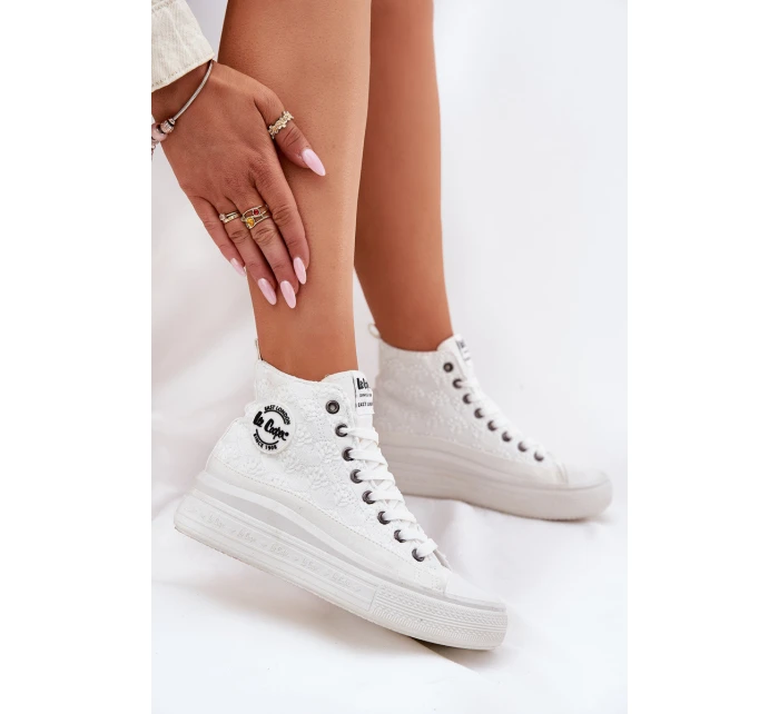 Dámské Tenisky Na Platformě model 21694015 Bílé - Lee Cooper