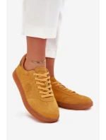 Dámské Semišové Tenisky Big Star model 21703168 HIPOLY SYSTEM Žluté - Big Star Shoes Dámské Semišové Tenisky Big Star model 21703168 HIPOLY SYSTEM Žluté - Big Star Shoes