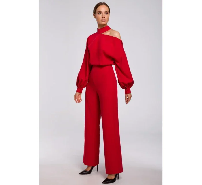 Kombinéza s rukávy červená model 18002814 - Moe