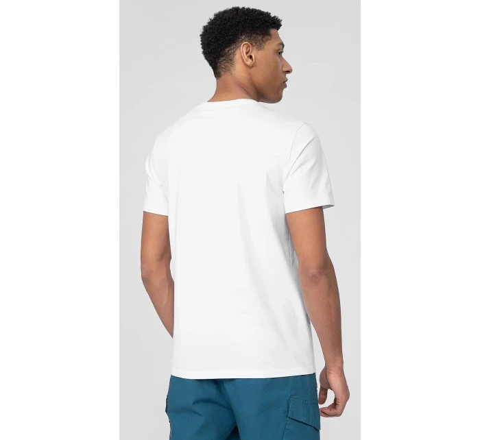 Pánské tričko H4L22-TSM014-10S bílá - 4F