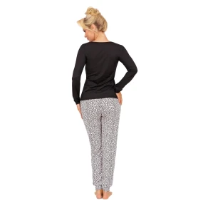 Dámské pyžamo model 20622709 long black - Donna