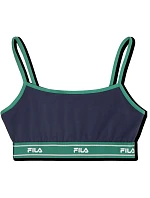 Sportovní podprsenka  tmavě modrá a zelená model 21343956 - Fila