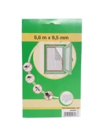 LEPICÍ PÁSKA NA SUCHÝ ZIP PRO SÍTĚ PROTI KOMÁRŮM DÉLKA 5,6 M ŠÍŘKA 9,5 MM