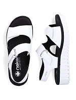 Skórzane damskie na białe model 22086949 - Rieker Skórzane damskie na białe model 22086949 - Rieker