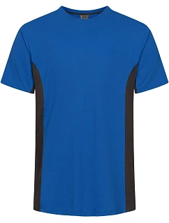 Promodoro 3590 Unisex kontrastní pracovní tričko - EXCD 40.3590 royal/charcoal