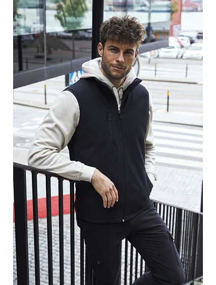 Padded Softshell Vest Men Pánská zateplená softshellová vesta model 22455029 dark navy - Clique Padded Softshell Vest Men Pánská zateplená softshellová vesta model 22455029 dark navy - Clique