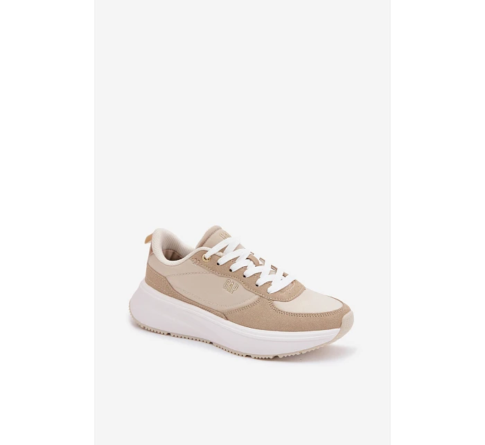 Dámské tenisky na platformě Béžové model 22074762 - GAP Dámské tenisky na platformě Béžové model 22074762 - GAP
