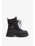 Dámské sněhule na zip Lee Cooper LCJ-24-47-3144 Černé Dámské sněhule na zip Lee Cooper LCJ-24-47-3144 Černé